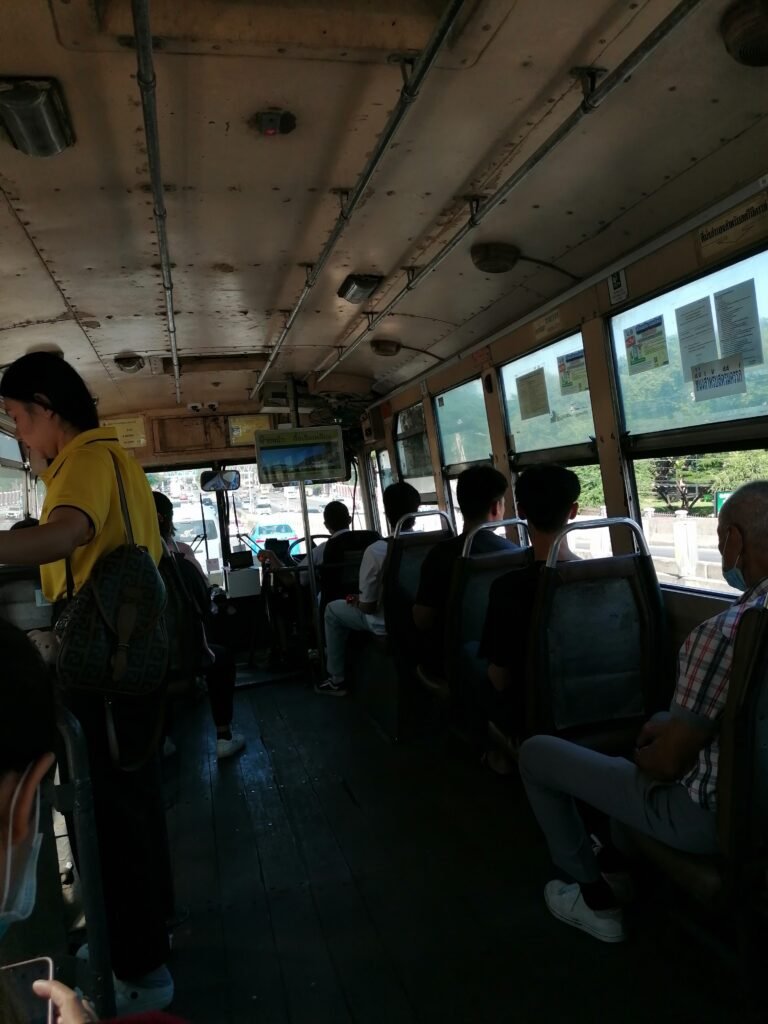 My First Bus Ride to Golden Mount (Wat Saket)