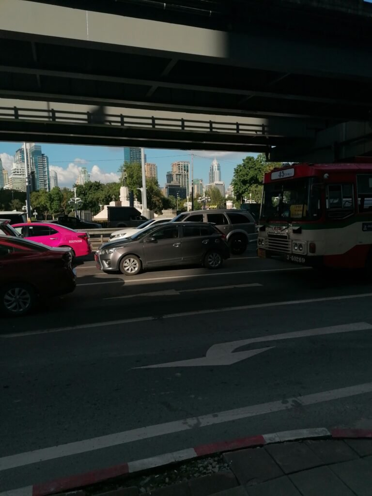 How to visit Golden Mount (Wat Saket) by Bus: My first day in Bangkok
